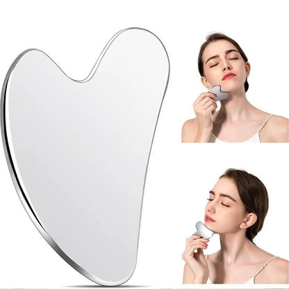 Heart-Shaped Stainless Steel Gua Sha