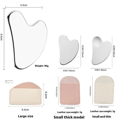 Heart-Shaped Stainless Steel Gua Sha